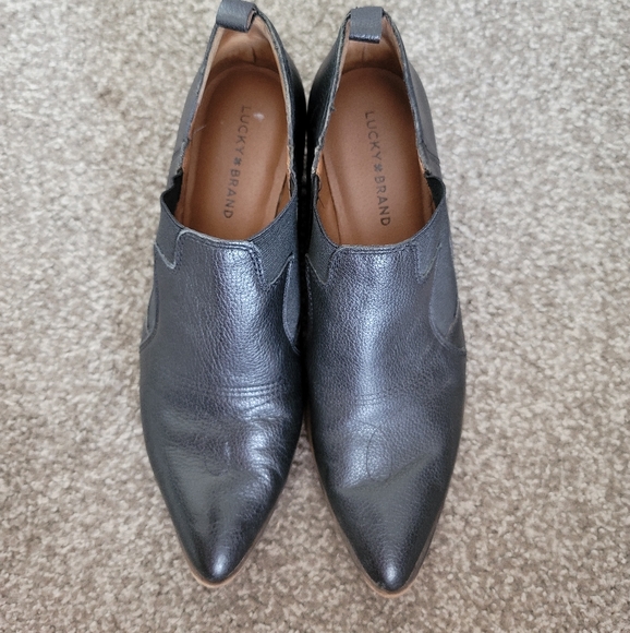 Lucky Brand Joelle Western Bootie Black size 10 - Picture 9 of 10